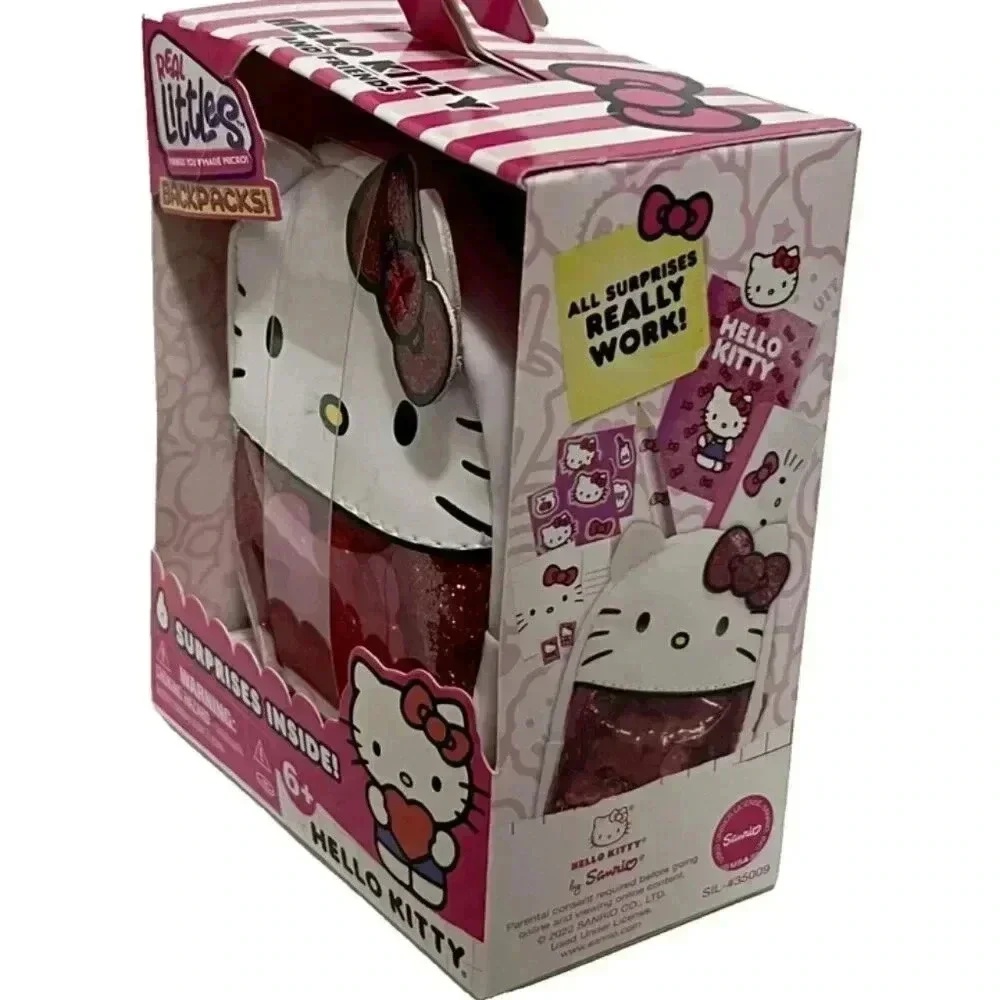 Real Littles Collectible Micro Backpack Hello Kitty + 6 Surprises
